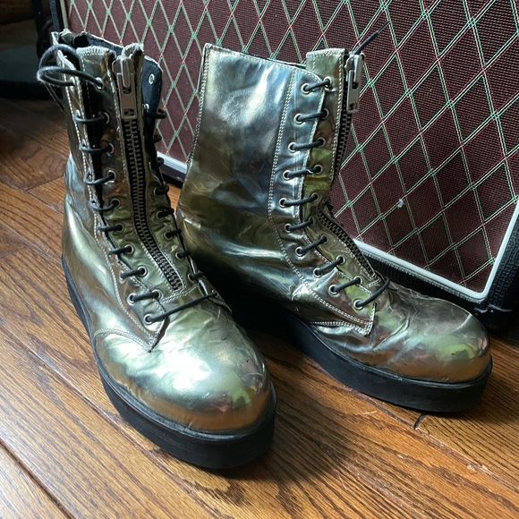 Forfex x Opening Ceremony silver platform boots - Picture 6 of 11